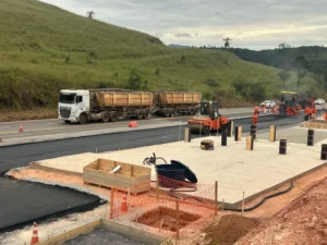 Nova 381 avança nas obras das Bases de Serviço Operacional