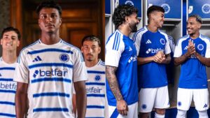 Uniformes do Cruzeiro em 2025 (foto: Reproduo)
