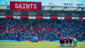 Foto da partida entre Manchester City e Southampton (foto: Site oficial do Manchester City/Divulgao)