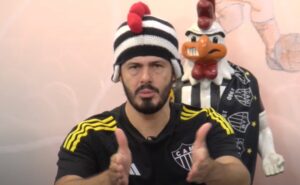 Fael, comentarista e influencer da torcida do Atltico (foto: Reproduo/TV Alterosa)