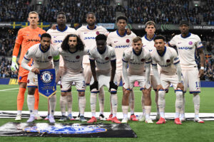 Jogadores do Chelsea (foto: Jonathan NACKSTRAND / AFP)