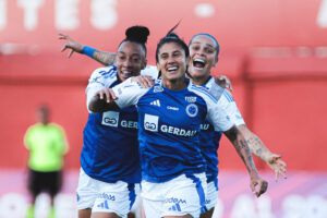 Cruzeiro venceu a Ferroviria no Brasileiro Feminino (foto: Gustavo Martins/ Cruzeiro)