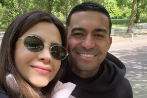 Paula Caroline e Dudu em passeio na Inglaterra (foto: Reproduo Instagram de Paula Caroline)
