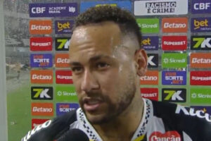 Neymar, atacante do Santos (foto: Reproduo)