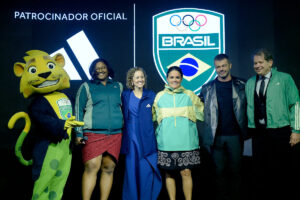 Anncio da Adidas como patrocinador do Time Brasil (foto: Alexandre Loureiro/COB)