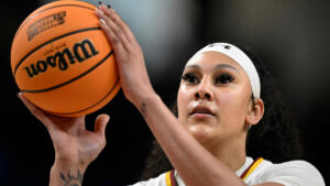 Kamilla Cardoso jogar a WNBA na prxima temporada (foto: Eakin Howard / GETTY IMAGES NORTH AMERICA / Getty Images via AFP)