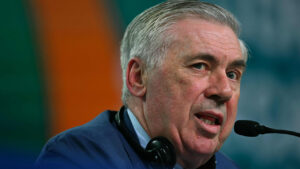 Carlo Ancelotti, tcnico da Seleo Brasileira (foto: Mauro PIMENTEL / AFP)