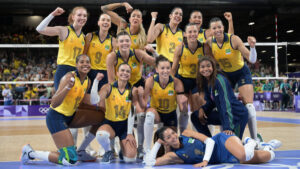 ltima apresentao da Seleo Brasileira Feminina de Vlei foi em Paris 2024 (foto: Leandro Couri/EM/D.A Press)
