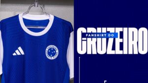 Nova camisa do Cruzeiro (foto: Reproduo)