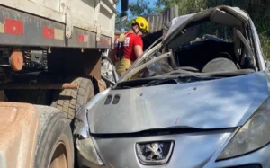 Morador do bairro Quitandinha, em Timóteo, morre em acidente na BR-458, em Santana do Paraíso