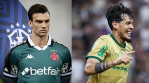 Jogadores das equipes (foto: Divulgao: Matheus Lima / Vasco - Cesar Greco / Palmeiras )