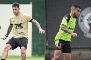 Jogadores das equipes (foto: Divulgao - Matheus Lima / Vitria - Matheus Lima / Vasco)
