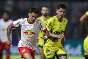 Lance do jogo entre Bragantino e Mirassol pelo Campeonato Brasileiro (foto: Ari Ferreira/Bragantino)