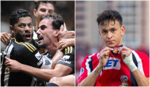 Atltico medir foras com o Caracas-VEN pela Copa Sul-Americana (foto: Montagem com imagens de Alexandre Guzanshe/EM/D.A. Press e Caracas)