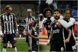 Atltico e Corinthians mediro foras pela 10 rodada do Campeonato Brasileiro (foto: Montagem com imagens de Pedro Souza/Atltico e Jos Manoel Idalgo/Corinthians)