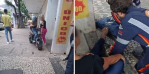 Mulher é atropelada por bicicleta elétrica em calçada de Governador Valadares | Vales de Minas Gerais