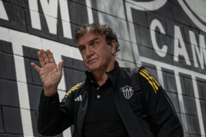 Cuca, tcnico do Atltico na Arena MRV (foto: Pedro Souza/Atltico)