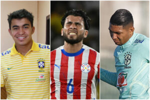 Dudu, Alonso e Rony foram convocados por selees (foto: Luis ACOSTA / AFP e Rafael Ribeiro/CBF)