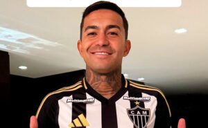 Dudu, novo reforo do Atltico no mercado da bola (foto: Reproduo/X/Atltico)