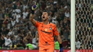 Fbio, goleiro do Fluminense (foto: Pablo Porciuncula/AFP)