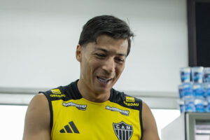 Alan Franco, volante do Atltico (foto: Pedro Souza/Atltico)