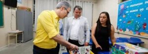Governador Zema visita escola de Piracema e destaca melhorias na educação
