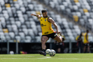 Hulk, atacante do Atltico, em ao durante treinamento na Arena MRV (foto: Pedro Souza/Atltico)