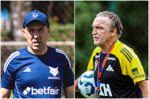 Leonardo Jardim e Cuca (foto: Gustavo Aleixo/Cruzeiro e Pedro Souza/Atltico)
