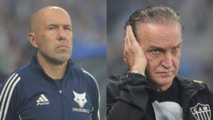 Leonardo Jardim, tcnico do Cruzeiro, elogiou deciso de Cuca, do Atltico (foto: Alexandre Guzanshe/EM/D.A. Press)