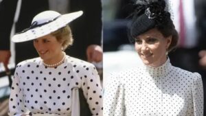 Kate Middleton homenageia Lady Di com vestido icônico em evento