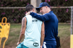 Volante Christian  um dos jogadores que cresceram com a chegada de Leonardo Jardim ao Cruzeiro (foto: Gustavo Aleixo/Cruzeiro)