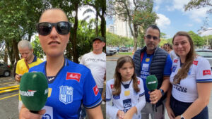 Torcedores do Minas se frustraram com a ausncia do time na final (foto: Rafael Cyrne/EM/D.A Press)