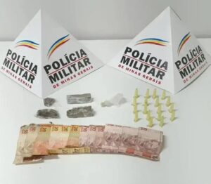 Polícia prende homem por tráfico de drogas em Coronel Fabriciano