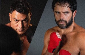 Pop e Duda Nagle se enfrentam neste sbado (17/5) (foto: Fight Music Show/Divulgao)