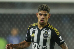 Rubens em ao durante Deportes Iquique x Atltico (foto: Pedro Souza/Atltico)