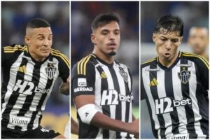 Situação dos jogadores Arana, Menino e Franco após clássicos do Atlético