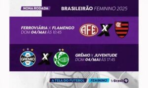 TV Brasil exibe jogos do Brasileirão Feminino neste domingo