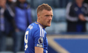 Vardy, atacante do Leicester (foto: Darren Staples / AFP)