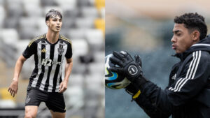 Vito e Kaio em ao pelo Atltico (foto: Pedro Souza/Atltico)