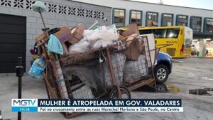 Catadora é atropelada enquanto atravessava faixa de pedestres no Centro de Governador Valadares | Vales de Minas Gerais