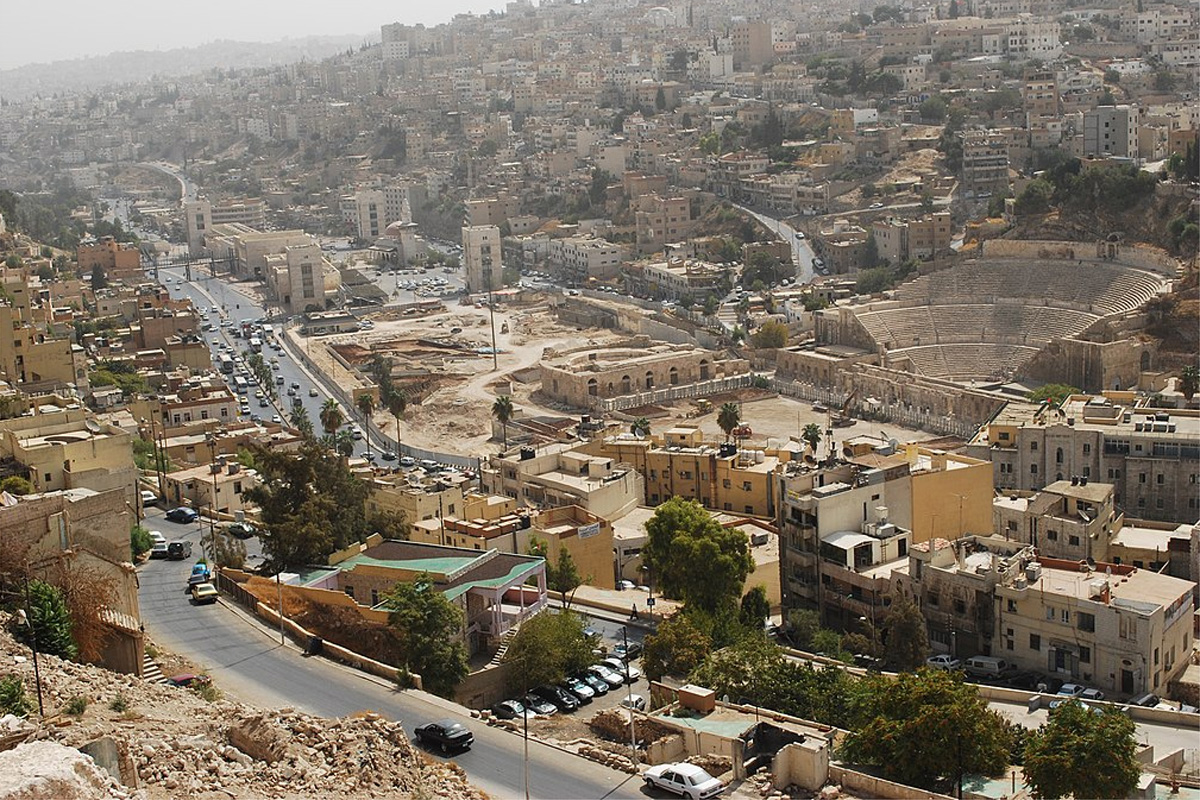 Amman, capital da Jordnia - (foto: Jean Housen/Wikipedia Commons) Amman, capital da Jordnia - (foto: Jean Housen/Wikipedia Commons)