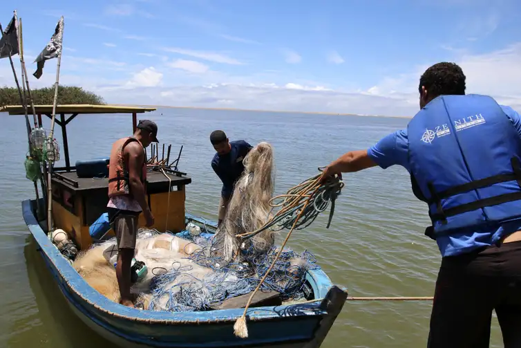 Tânia Rêgo/Agência Brasil Foz do rio Doce, distrito de Regência