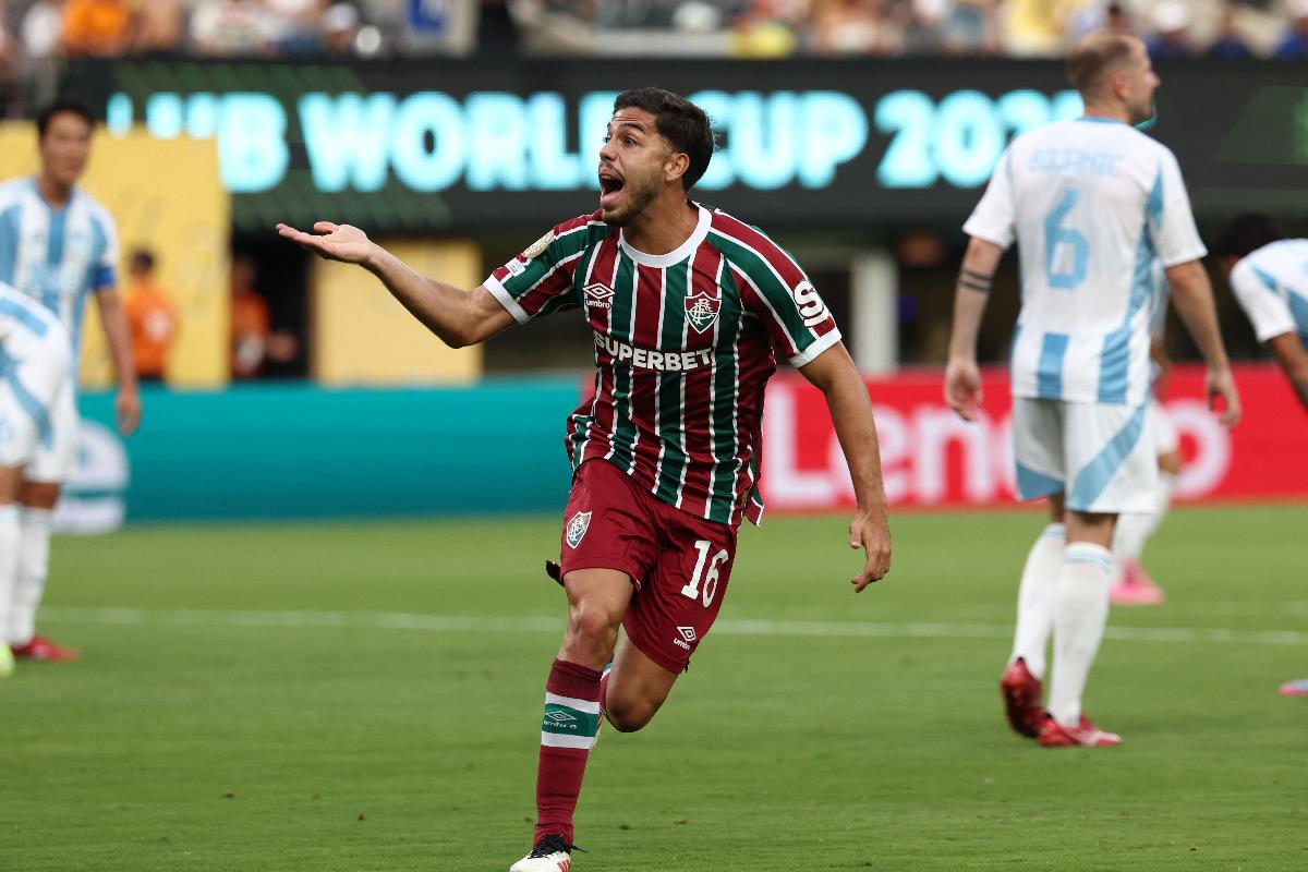 Nonato fez o gol de empate do Fluminense contra o Ulsan - (foto: FRANCK FIFE / AFP)