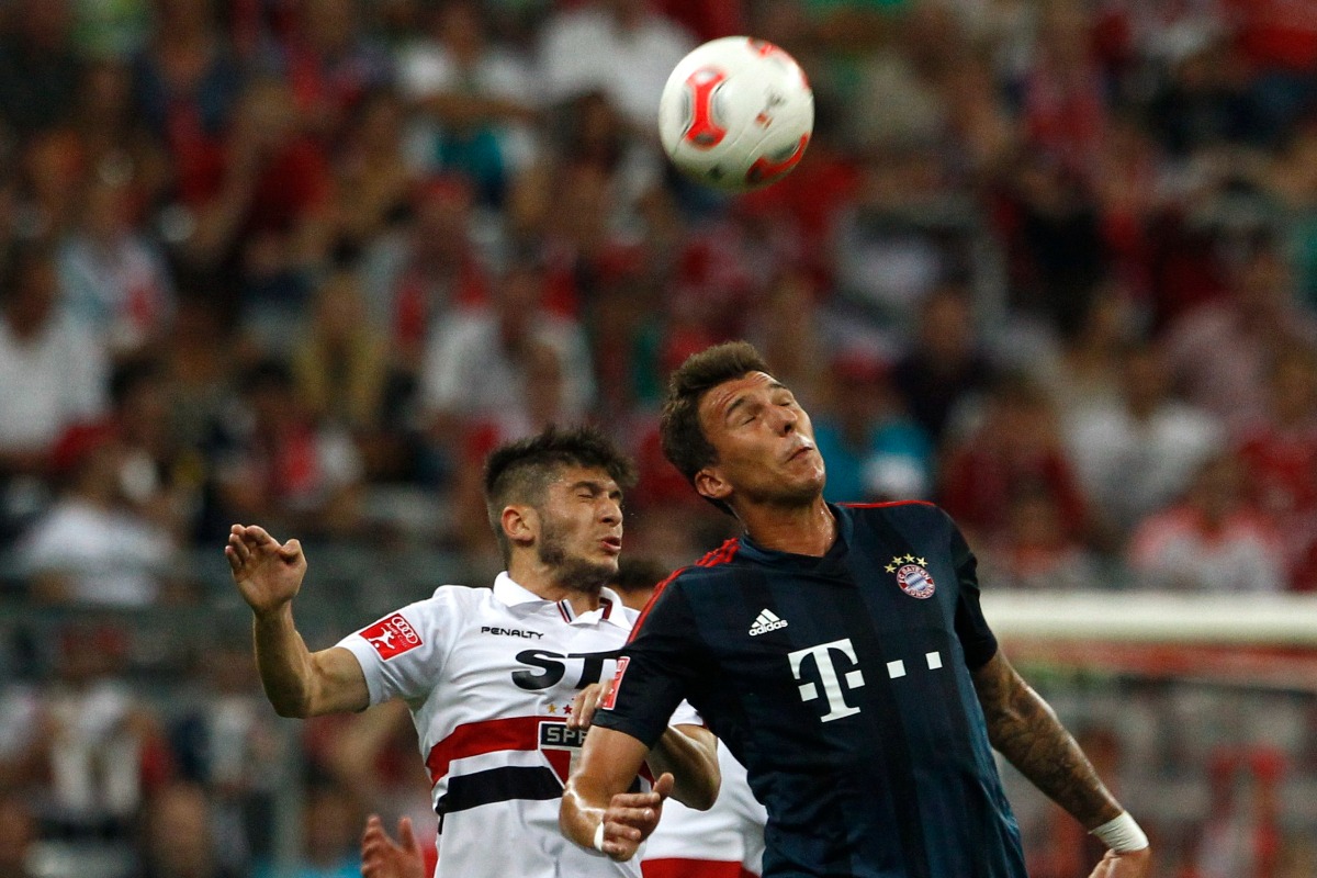 Lance de Bayern x So Paulo em 2013 - (foto: REUTERS/Michaela Rehle - 31/7/2013) Lance de Bayern x So Paulo em 2013 - (foto: REUTERS/Michaela Rehle - 31/7/2013)