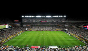 Estdio Lincoln Financial Field foi palco da vitria do Real Madrid sobre o Salzburg no Mundial de Clubes (foto: Luke Hales/AFP)