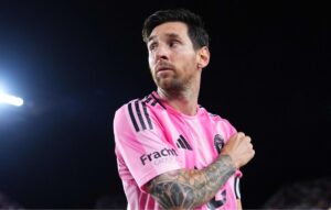 Lionel Messi  o camisa 10 do Inter Miami (foto: Rich Storry / GETTY IMAGES NORTH AMERICA / Getty Images via AFP)