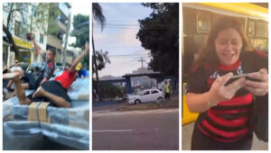 Torcedores do Flamengo (foto: Reproduo/Rede Social X)