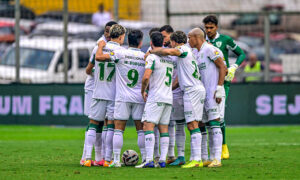Amrica em jogo pela Srie B (foto: Mouro Panda / Amrica)