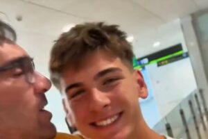 Giba celebra reencontro com filho após dois anos: ‘Emoção que não cabe no peito’