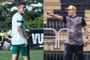 Treinadores das equipes (foto: Divulgaso: Gois - ecacrescimos / Volta Redonda)